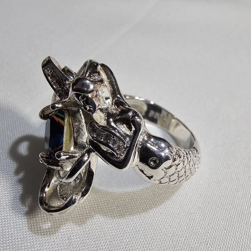 Sterling Siver Mermaid 🧜‍♀️ Ring - Picture 13 of 17